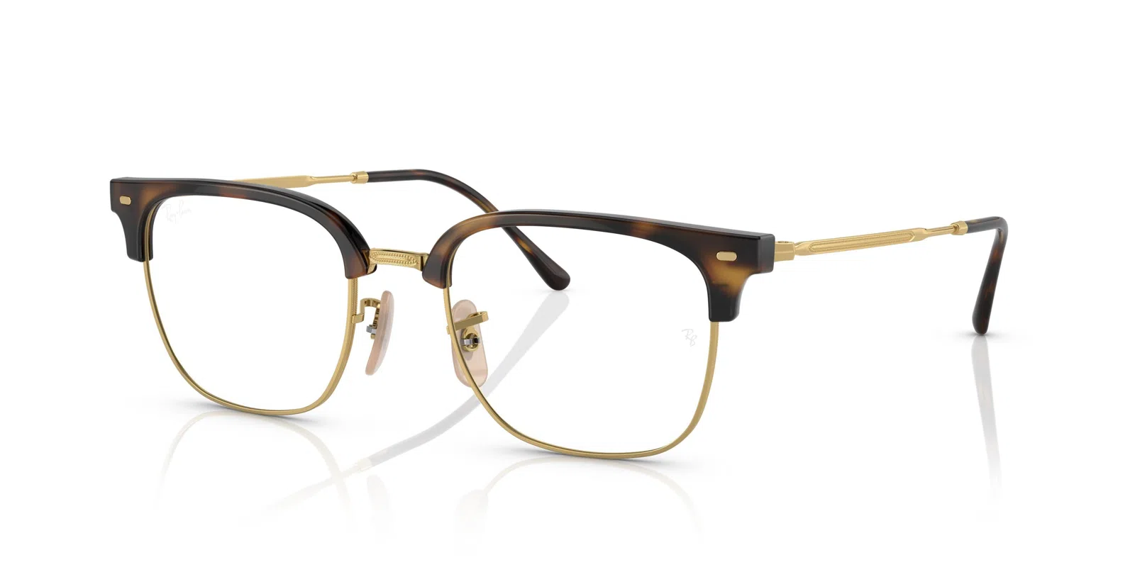 Ray-Ban New Clubmaster 7216 Eyeglasses - Blue On Gunmetal - view 76